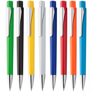 Химикалка със сребърен клипс