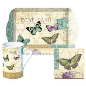 Комплект за чай от 3 части Postcard
