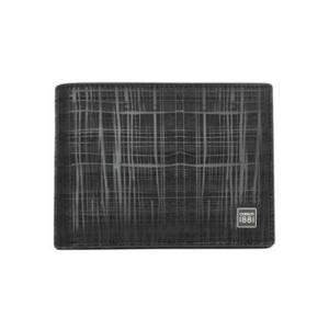 Мъжки черен портфейл CERRUTI 1881 - релефен