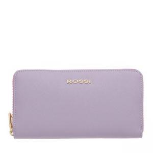Дамско портмоне с цип цвят Лавандула ROSSI