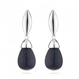 Обеци Син пясък