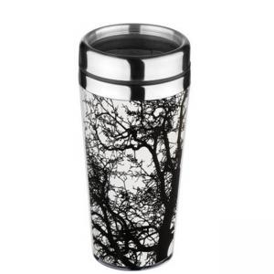 Термо чаша Дърво бяло