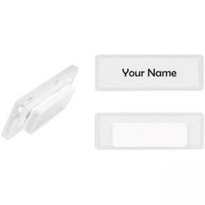 Хоризонтален бадж, магнитно закопчаване