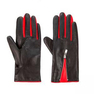 Дамски елегантни ръкавици с цип