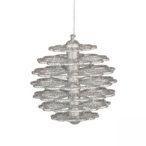 Коледна сребърна топка