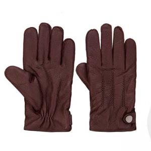 Мъжки тъмно кафяви ръкавици Silver Flame