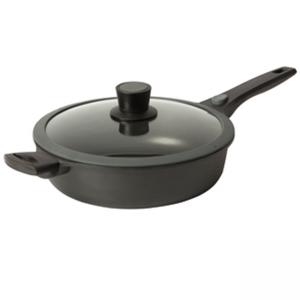 SKK Дълбок тиган с мобилна дръжка и капак - h 8см - ∅ 28