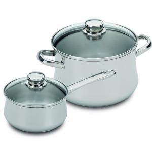 SILAMPOS Комплект съдове за готвене „Low cost I glass” – 4 части