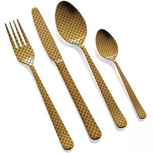 HERDMAR Комплект прибори за хранене “OSLO № 11' - 36 части - позланени, гравирани