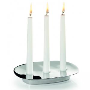 PHILIPPI Свещник за 3 бр свещи VOILA