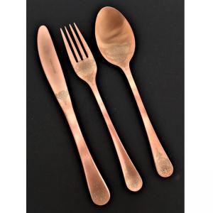 К-кт прибори за хранене “PORTOFINO №1“ - 36 части - медно PVD покритие, гравирани