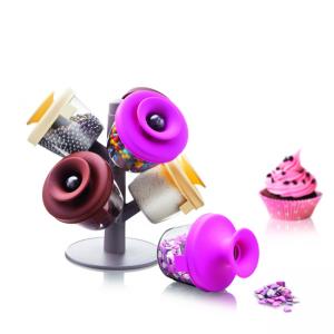 TOMORROW`S KITCHEN Сет канистери за декорации със стойка - 6 части