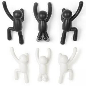 UMBRA Комплект от 3 бр закачалки за стена “BUDDY“