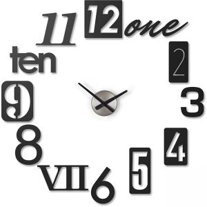 UMBRA Часовник за стена “NUMBRA“ - черен