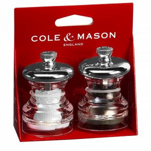 COLE & MASON Комплект мелнички за сол и пипер “PO3“ - 6,5 см. COLE & MASON Комплект мелнички за сол и пипер “PO3“ - 6,5 см.