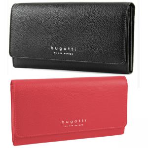 Дамски кожен портфейл Bugatti Linda 16CC, естествена кожа