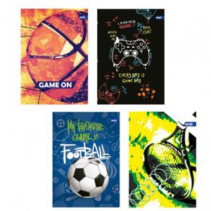 Тетрадка A5 мат/UV Games, 60+2 л.ред, 70 г/м2