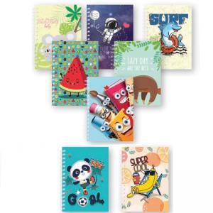 Бележник В7, 8.5х11.5, 80 л., спирала