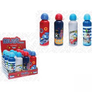 Бутилка за вода метална 500 мл, момче