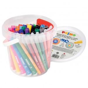 Флумастери 36 броя 12 цв. + Маркери 36 броя 12 цв. + 3 шаблона