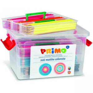 Моливи 216 броя, 12 цв., шестоъгълни, Ø 2.9 мм графит