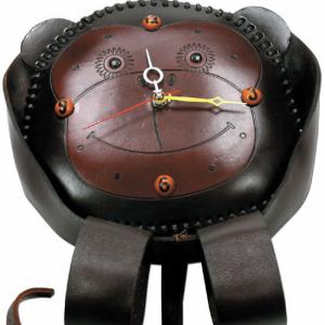 Кожен ръчно изработен часовник маймунка от арт 93