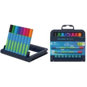 Химикалка Slider Link-It XB, 8 цв., кутия със стойка