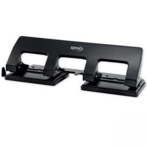 Перфоратор за 4 отвора, 20 л., Metal, черен, с ограничител