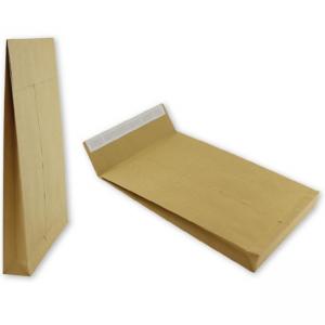 Плик с разш.40 мм, C4, 229х324, кафяв с лента, 130 г/м2