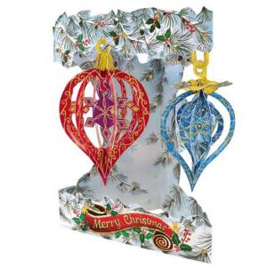3D Картичка Baubles, Christmas Swing Card