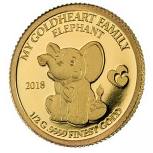 Плюшено слонче„ Moya” със златна монета