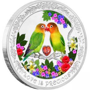 Сребърна монета Любовта е безценна, Неразделки