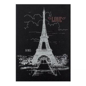 Тетрадка 20x28 Black, 42 черни л., шита