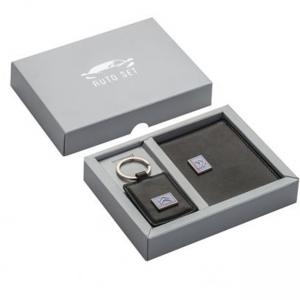 Сет от ключодържател и калъф за документи с лого Citroen