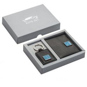 Сет от ключодържател и калъф за документи с лого Mazda