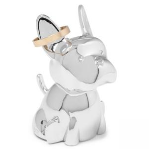 UMBRA Поставка за пръстени ZOOLA FRENCHIE - куче - цвят хром