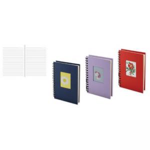 Бележник 14х20 спирала, офсет с прозорче, 140 л.