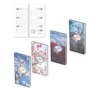 Бележник с дати 8х16 PV Romantic, 64 л.