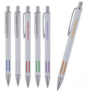 Метална химикалка с цветно покритие при гравиране