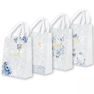 Торбичка подаръчна вертикална 25х8.5x33 см, мат PP, Blue Flower