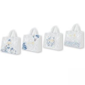 Торбичка подаръчна хоризонтална 25х8.5x19 см, мат PP, Blue Flower