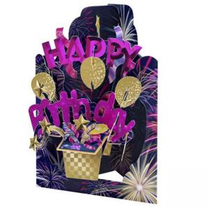 Картичка Happy Birthday, Swing Card