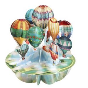3D Картичка Hot Air Baloons, Pirouette