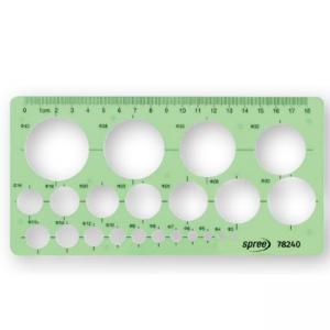 Шаблон окръжности 3-40 мм