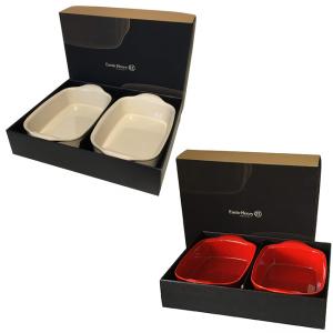 EMILE HENRY Подаръчен сет от 2 броя правоъгълни керамични форми за печене