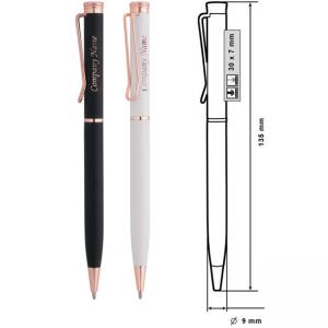 Метална химикалка с покриетие