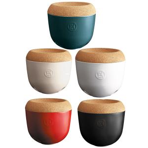 EMILE HENRY Керамичен канистер за чесън с капак