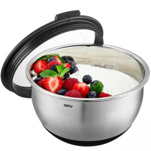 GEFU Стоманена купа с капак MUOVO - Ø 20 cм