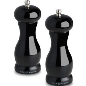 COLE & MASON Комплект мелнички за сол и пипер “OXFORD“ - 15,5см - `черен лак