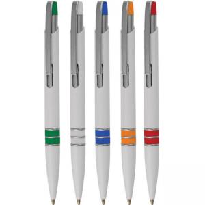 Пластмасови химикалки в бял цвят
